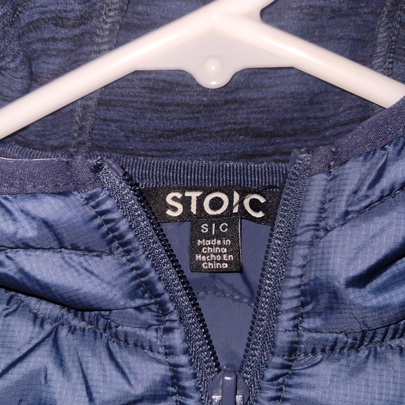 Women's Navy Quilted Jacket - Picture 2 of 2